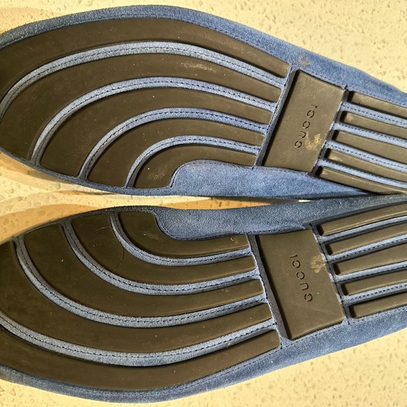 Men’s Authentic Gucci Loafer / Blue Suede / Size 11 - Picture 5 of 8
